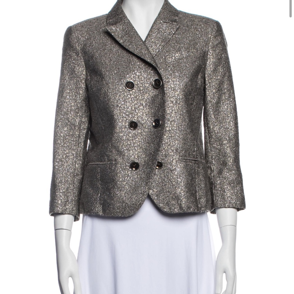 DVF sparkly jacket